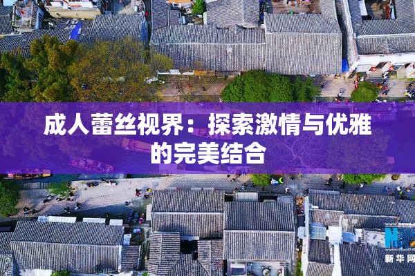 成人蕾丝视界：探索激情与优雅的完美结合