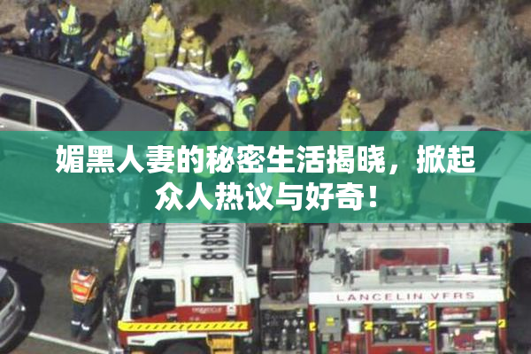 媚黑人妻的秘密生活揭晓，掀起众人热议与好奇！