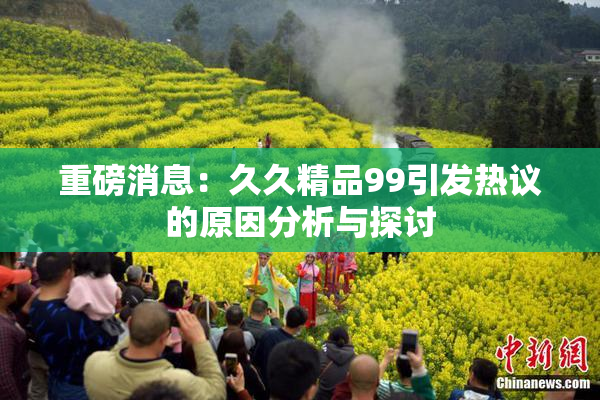 重磅消息：久久精品99引发热议的原因分析与探讨
