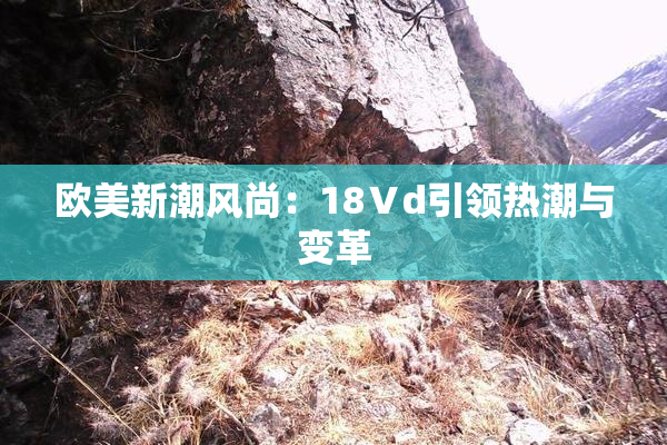 欧美新潮风尚：18Ⅴd引领热潮与变革
