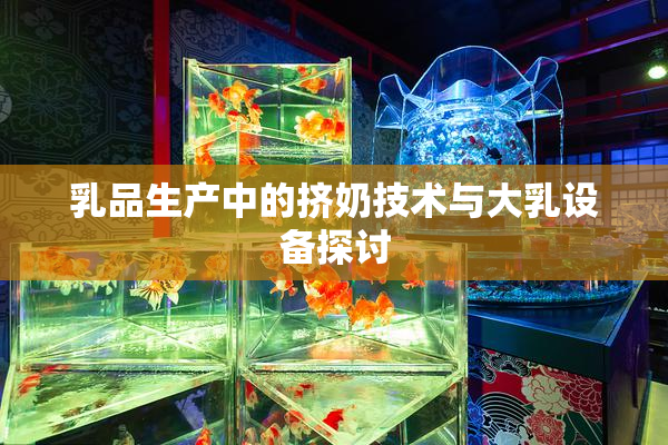 乳品生产中的挤奶技术与大乳设备探讨