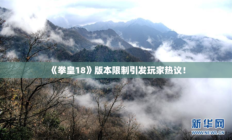 《拳皇18》版本限制引发玩家热议！