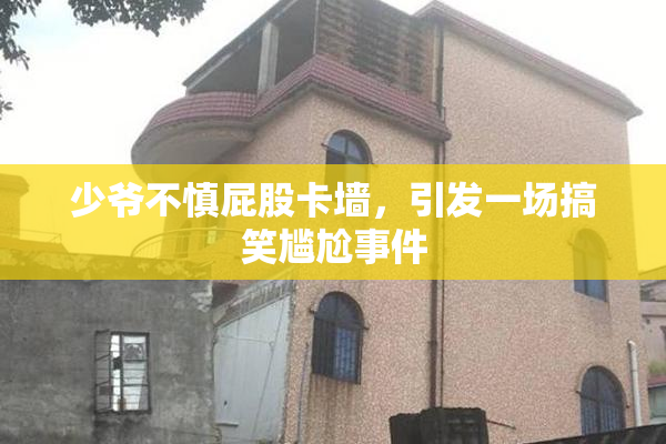 少爷不慎屁股卡墙，引发一场搞笑尴尬事件