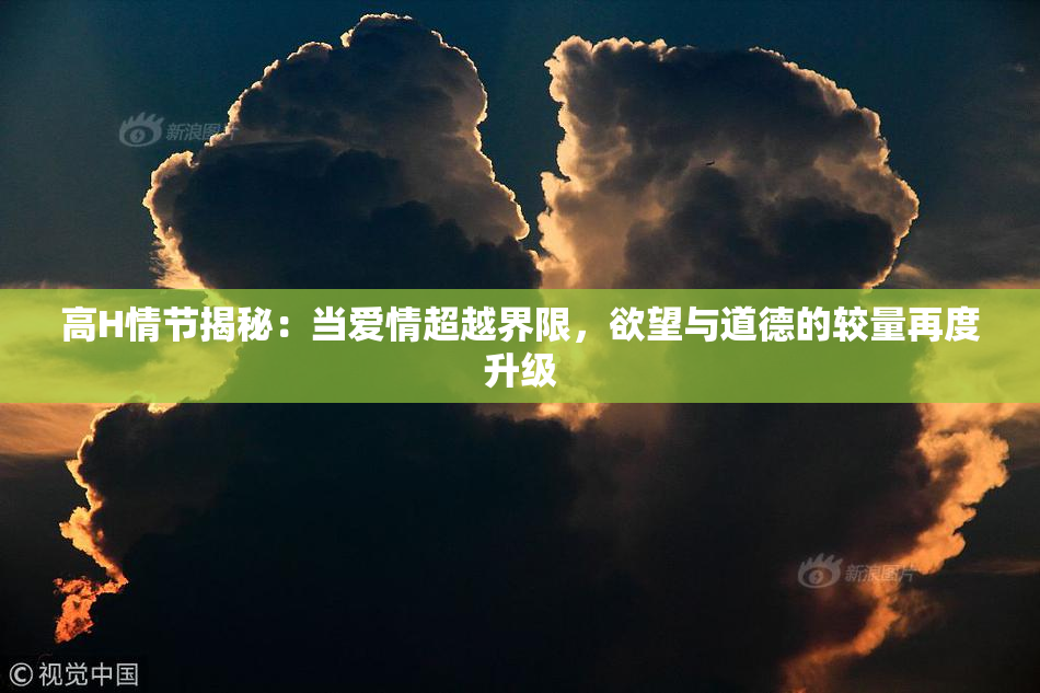 高H情节揭秘：当爱情超越界限，欲望与道德的较量再度升级
