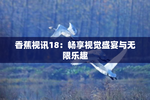 香蕉视讯18：畅享视觉盛宴与无限乐趣