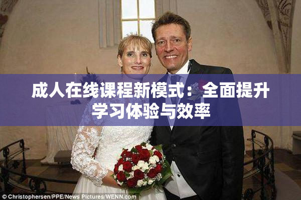 成人在线课程新模式：全面提升学习体验与效率
