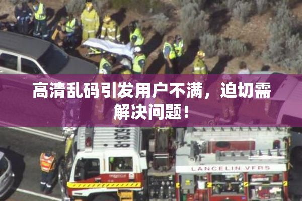 高清乱码引发用户不满，迫切需解决问题！