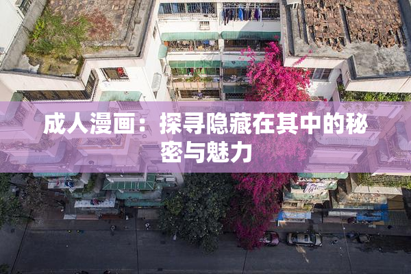 成人漫画：探寻隐藏在其中的秘密与魅力