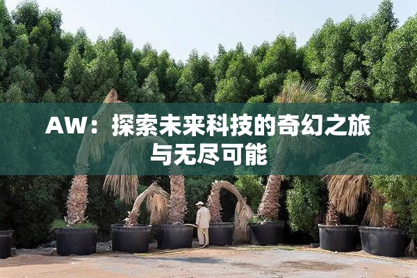 AW：探索未来科技的奇幻之旅与无尽可能
