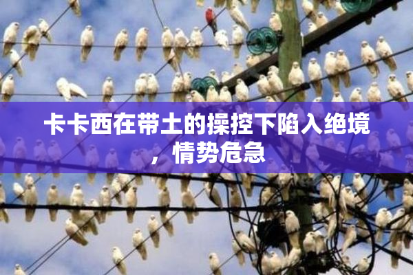 卡卡西在带土的操控下陷入绝境，情势危急