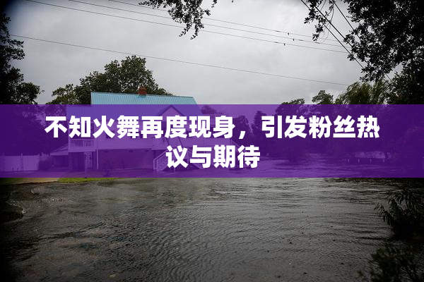 不知火舞再度现身，引发粉丝热议与期待