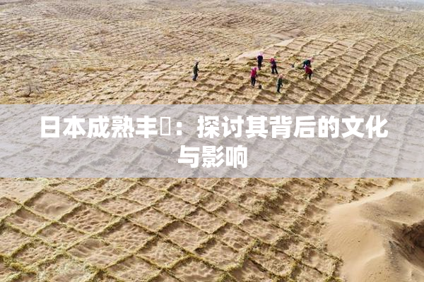 日本成熟丰滿：探讨其背后的文化与影响