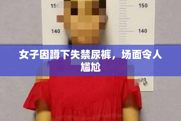 女子因蹲下失禁尿裤，场面令人尴尬
