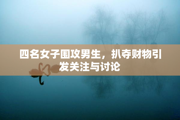 四名女子围攻男生，扒夺财物引发关注与讨论