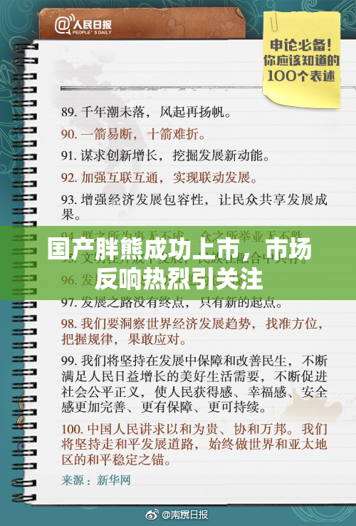 国产胖熊成功上市，市场反响热烈引关注