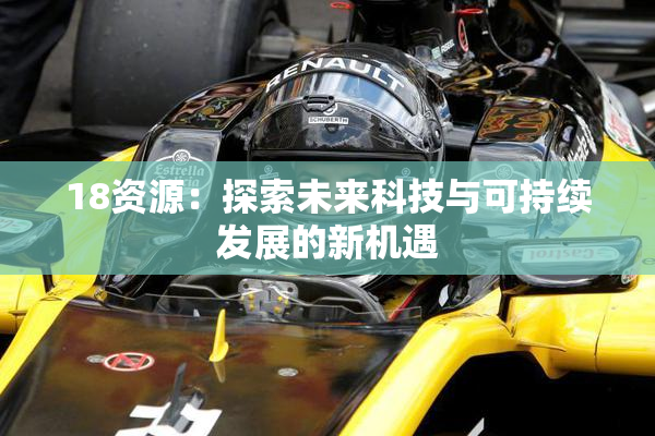 18资源：探索未来科技与可持续发展的新机遇