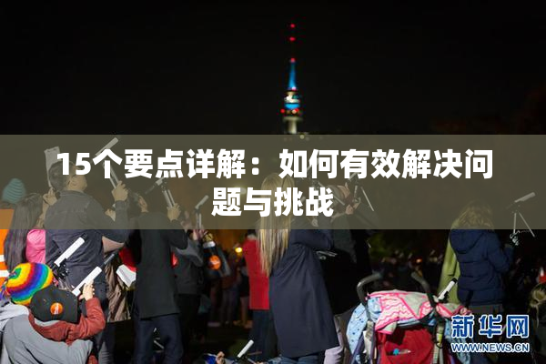 15个要点详解：如何有效解决问题与挑战
