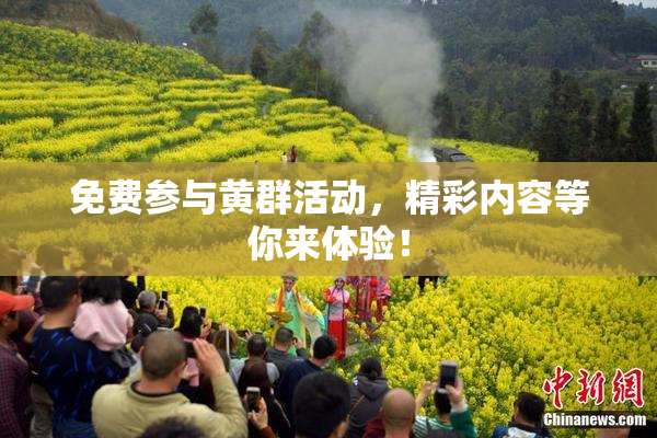 免费参与黄群活动，精彩内容等你来体验！