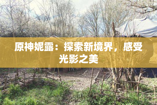 原神妮露：探索新境界，感受光影之美