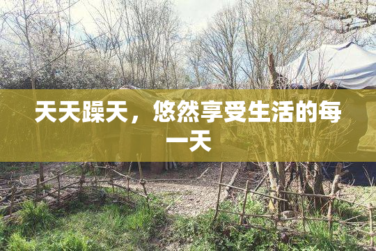 天天躁天，悠然享受生活的每一天