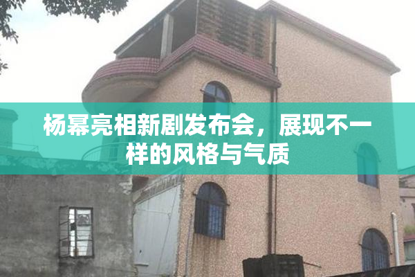 杨幂亮相新剧发布会，展现不一样的风格与气质