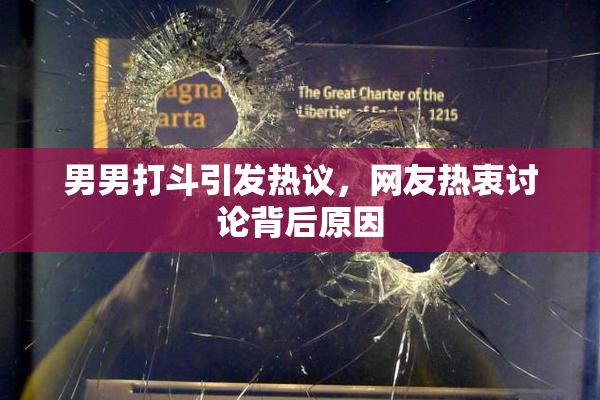 男男打斗引发热议，网友热衷讨论背后原因