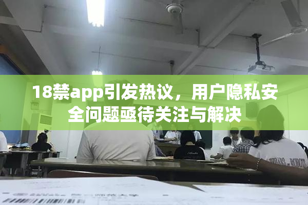 18禁app引发热议，用户隐私安全问题亟待关注与解决