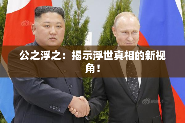 公之浮之：揭示浮世真相的新视角！
