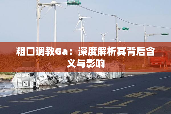 粗口调教Ga：深度解析其背后含义与影响