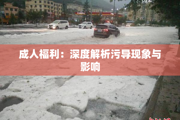 成人福利：深度解析污导现象与影响