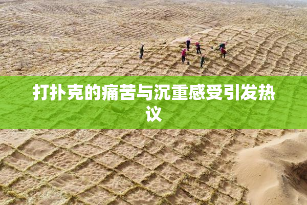 打扑克的痛苦与沉重感受引发热议