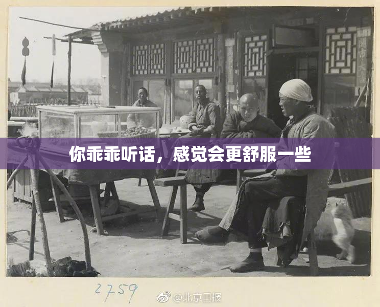 你乖乖听话，感觉会更舒服一些