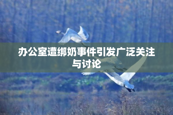 办公室遭绑奶事件引发广泛关注与讨论