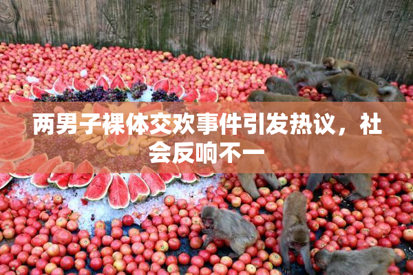 两男子裸体交欢事件引发热议，社会反响不一