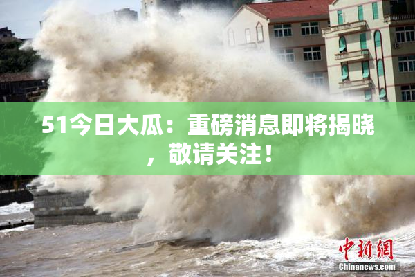 51今日大瓜：重磅消息即将揭晓，敬请关注！