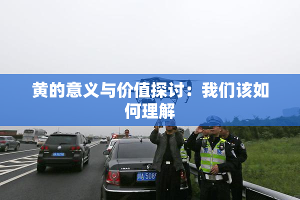 黄的意义与价值探讨：我们该如何理解