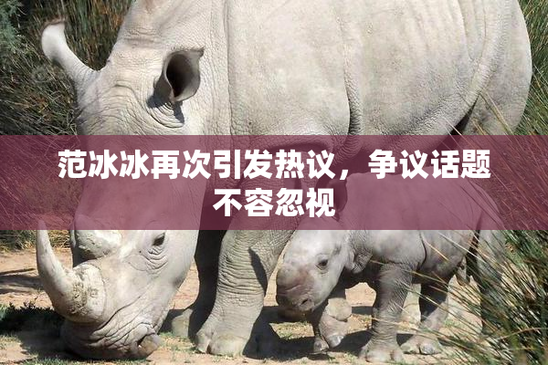 范冰冰再次引发热议，争议话题不容忽视