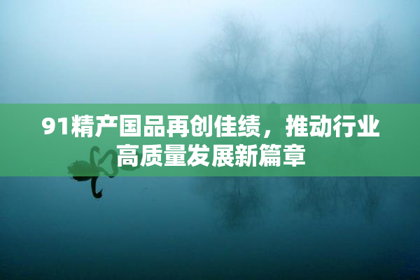 91精产国品再创佳绩，推动行业高质量发展新篇章