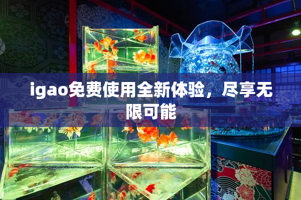 igao免费使用全新体验，尽享无限可能
