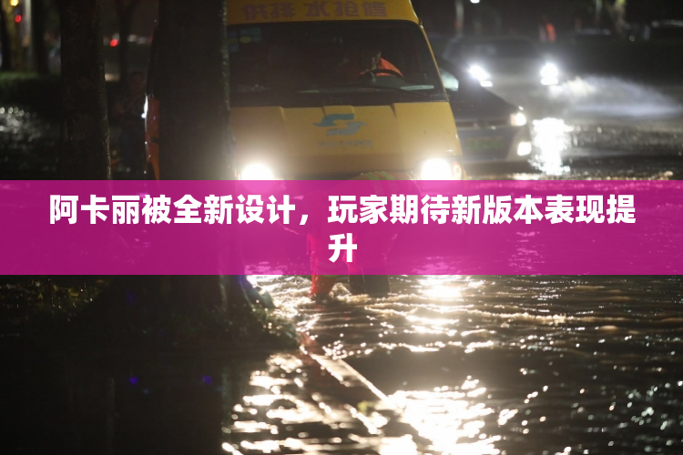 阿卡丽被全新设计，玩家期待新版本表现提升