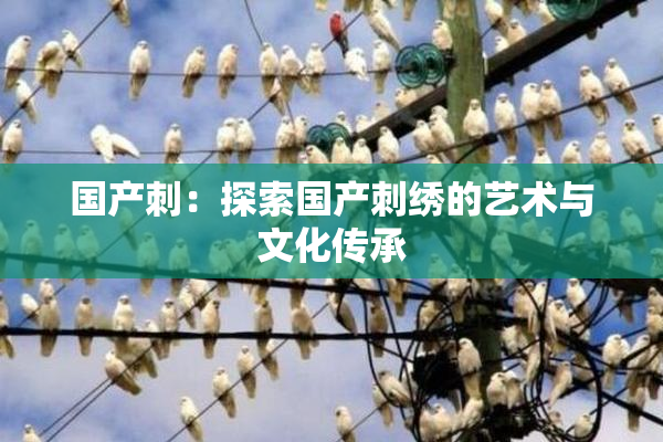 国产刺：探索国产刺绣的艺术与文化传承