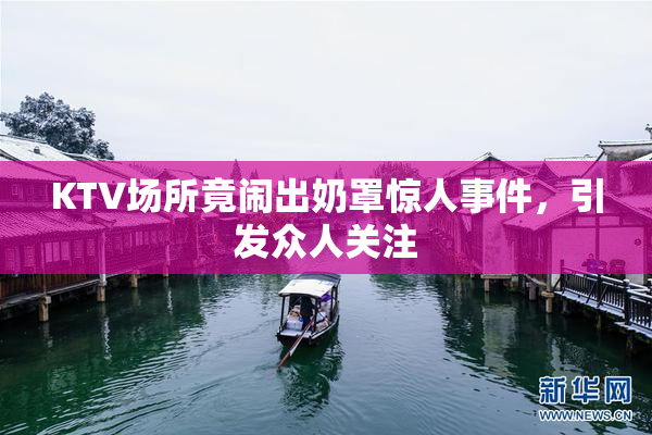 KTV场所竟闹出奶罩惊人事件，引发众人关注