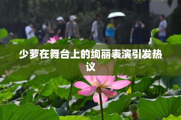 少萝在舞台上的绚丽表演引发热议