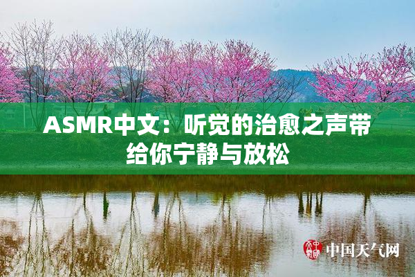 ASMR中文：听觉的治愈之声带给你宁静与放松