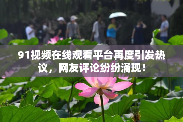 91视频在线观看平台再度引发热议，网友评论纷纷涌现！