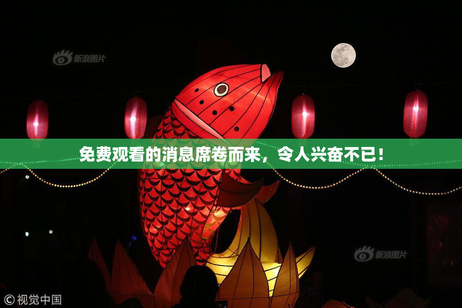 免费观看的消息席卷而来，令人兴奋不已！