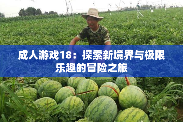 成人游戏18：探索新境界与极限乐趣的冒险之旅