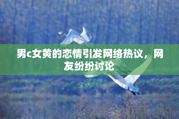 男c女黄的恋情引发网络热议，网友纷纷讨论