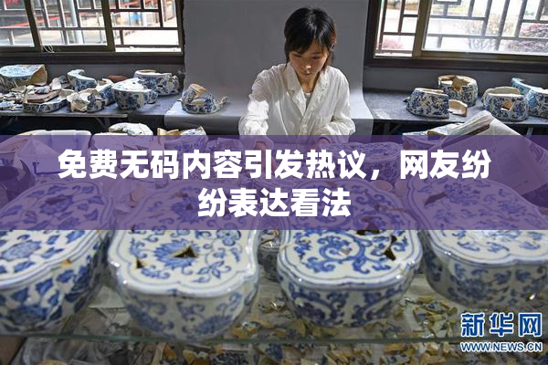 免费无码内容引发热议，网友纷纷表达看法