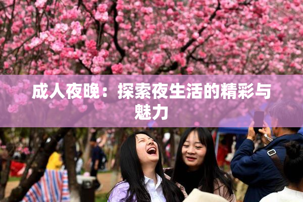 成人夜晚：探索夜生活的精彩与魅力